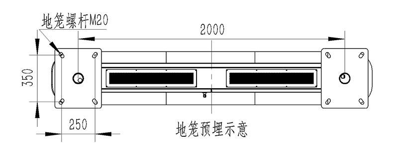 一體化負(fù)氧離子監(jiān)測(cè)站地籠尺寸圖